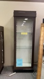 Wood and Glass Tall Display Case
