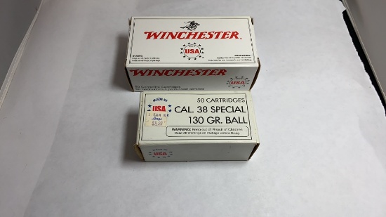 2 Boxes of 38 Special Ammo