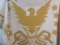 GORGEOUS ANTIQUE HANDMADE QUILT W/EAGLE IN MIDDLE