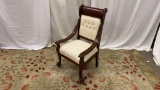 Antique Carved Queens Chair.