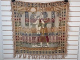 EGYTIAN STYLE TAPESTRY (BELIEVED TO BE COTTON)