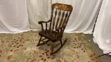 Heavy Wood Rocking Chair