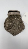 ANTIQUE CHAINMAIL SILVER COLORED PURSE