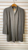 STEIGER'S WOOL COAT NO BUTTONS, GREY COLOR