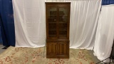 Ethan Allen Lit Display Cabinet