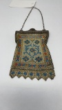 ANTIQUE CHAINMAIL MULTI COLORED PURSE