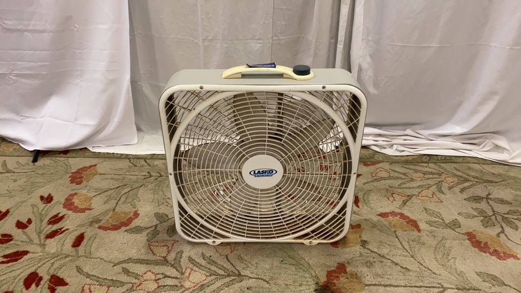 Lasko Weather Shield Box Fan. | Proxibid