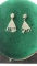 SILVER DANGLE CLIP-ON EARRINGS 6G