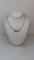 STERLING SILVER OMEGA NECKLACE & PENDANT 15G