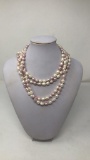 PINK & WHITE PEARL NECKLACE