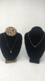 2 YELLOW GOLD NECKLACES 5G
