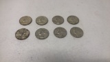 8 1964 SILVER QUARTERS