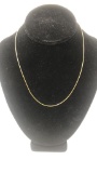 GOLDTONE STERLING SILVER SNAKE STYLE CHAIN