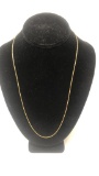 GOLDTONE STERLING SILVER ROPE CHAIN 3G