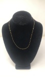 10K YELLOW GOLD BOX CHAIN 1G