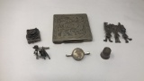 LOT OF STERLING SILVER/ SILVER TONED ITEMS