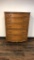 WOOD CHEST OF DRAWERS