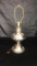 VINTAGE NICKEL PLATED RAYO TABLE LAMP
