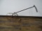 ANTIQUE STEEL WHEELED PUSH PLOW/CULTIVATOR