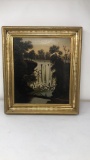 FRAMED OIL ON CANVAS OF WATERFALL