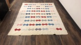 BOW-TIE PATTERNED QUILT