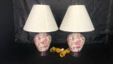 PAIR OF ORIENTAL ACCENT TABLE LAMPS