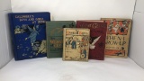 SET OF VINTAGE CHILDRENS BOOKS / EARLY 1900S QTY5
