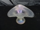 FROSTED GLASS PEDESTAL DISH