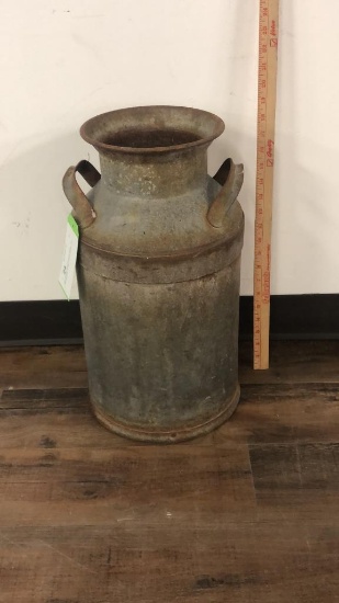 VINTAGE DBL HANDLED MILK CAN