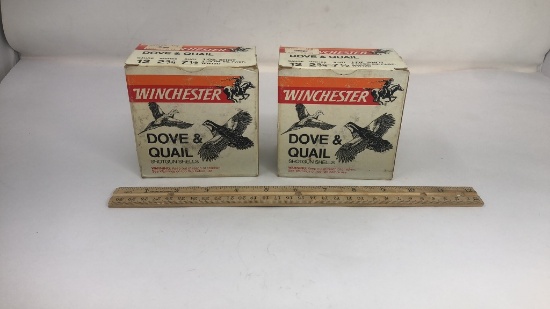 2 BOXES OF WINCHESTER 12GA DOVE & QUAIL SHELLS