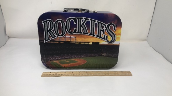 COLORADO ROCKIES TIN LUNCH BOX