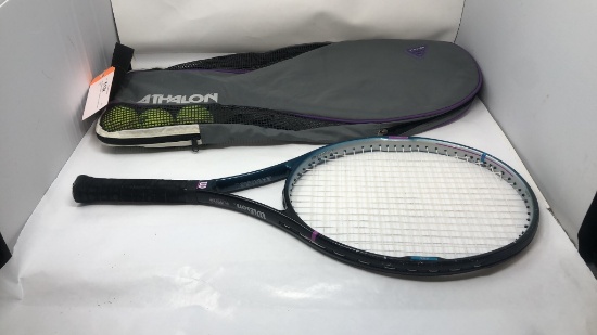 TENNIS RACKET WILSON WITH ATHALON CASE