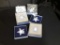 6 WEDGWOOD STAR ANNUAL TREE ORNAMENTS.