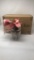 2 POTTERY BARN PINK POTTED POINSETTAS.