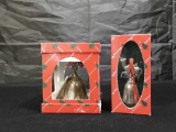 2 REED & BARTON SILVERPLATE BELL ORNAMENTS.