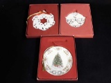 3 LENOX ORNAMENTS