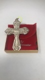 1997 WALLACE GRANDE BAROQUE STERLING CROSS.