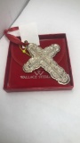 2000 WALLACE GRANDE BAROQUE STERLING CROSS.