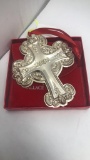 2001 WALLACE GRANDE BAROQUE STERLING CROSS.