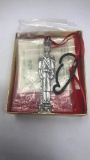 REED & BARTON STERLING SILVER TOY SOLDIER ORNAMENT