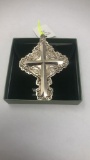 2011 WALLACE GRANDE BAROQUE STERLING CROSS.