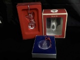 3 MISC. CHRISTMAS ORNAMENTS