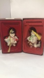 2 LENOX ANNUAL  SNOWMAN ORNAMENTS.