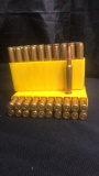 2 PLASTIC BOXES OF 30-06 CALIBER RELOADED AMMO