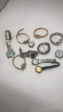 10 TIMEX AND 1 SWISS ARMY WATCHES