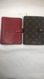 TWO LOUIS VUITTON NOTEBOOKS