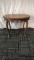 INLAID QUEEN ANNE CARVED LEGS TABLE