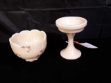 WESTMORELAND TWO PIECE CANDLE HOLDER