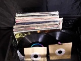 30+ VINYL ALBUMS IN A TOTE