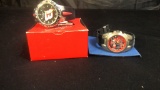 TWO DALE EARNHARDT NASCAR WATCHES